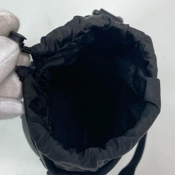 BALENCIAGA 618193 Bottle Holder Drawstring Bag logo Crossbody Pochette Unused - Picture 7 of 15